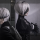 Illustration for article titled iNier: Automata/i Cosplay Is Not Fucking Around Here